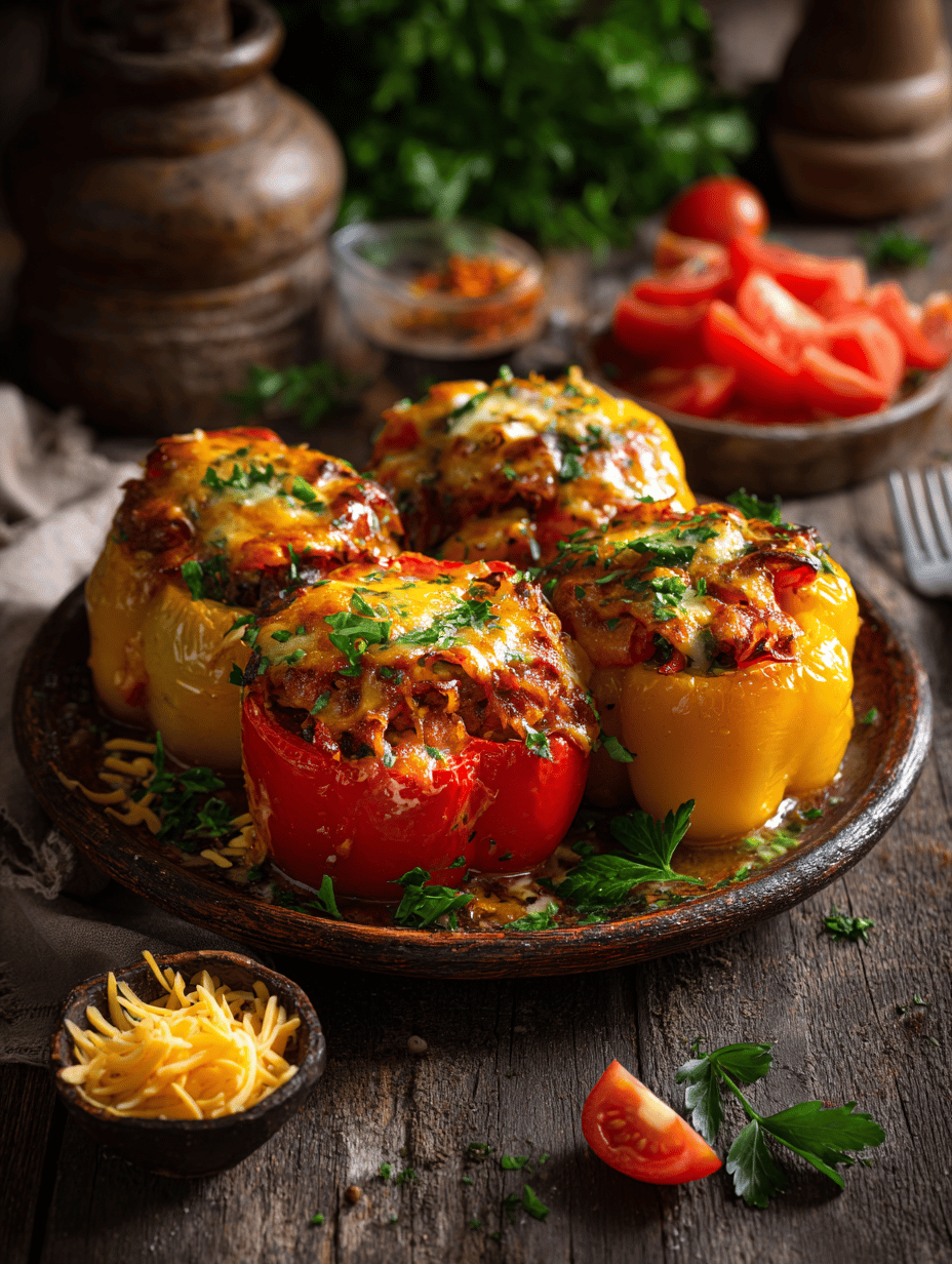 Stuffed Peppers with a Twist: A Cozy, Unconventional Spin