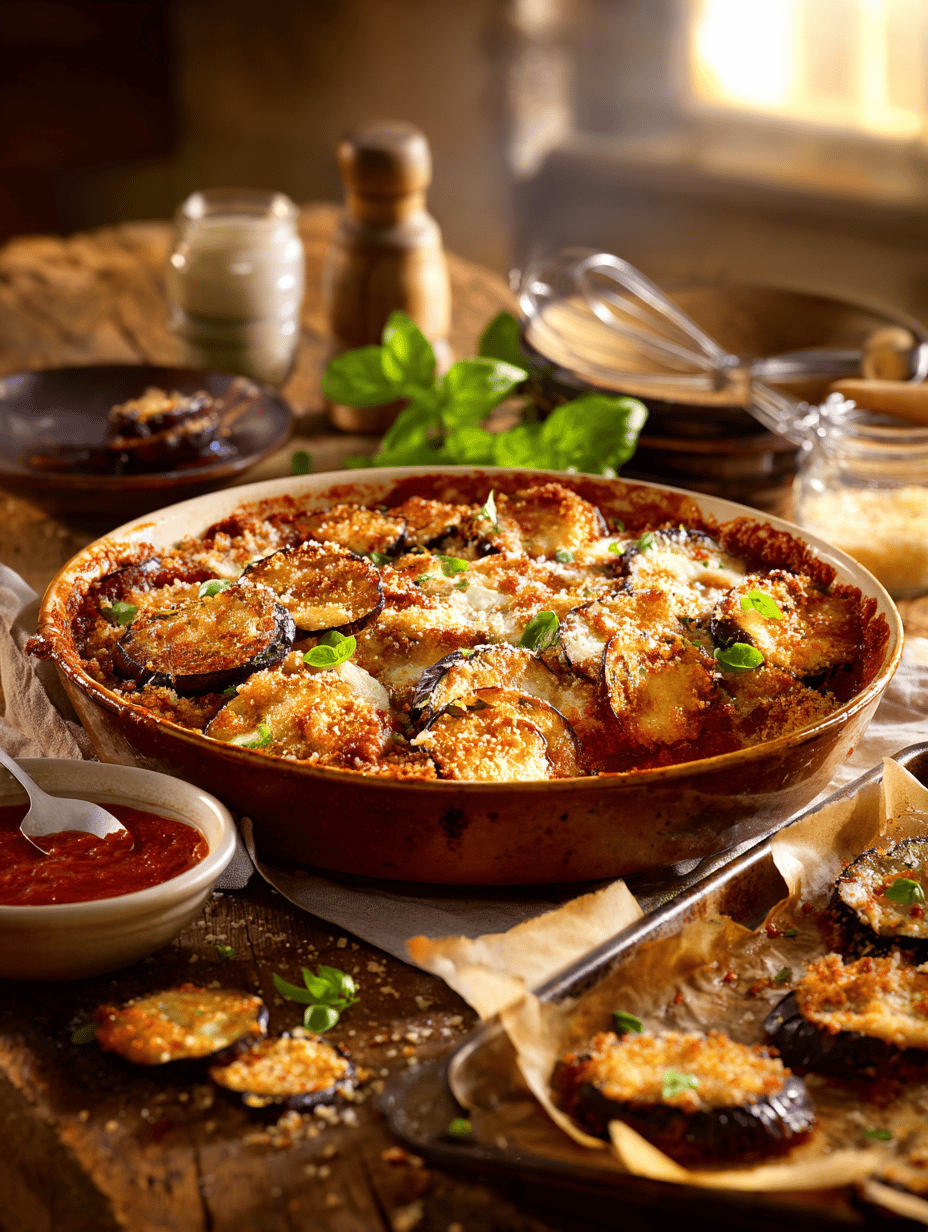 Eggplant Parmesan Recipe: A Rustic Twist with a Crispy Edge