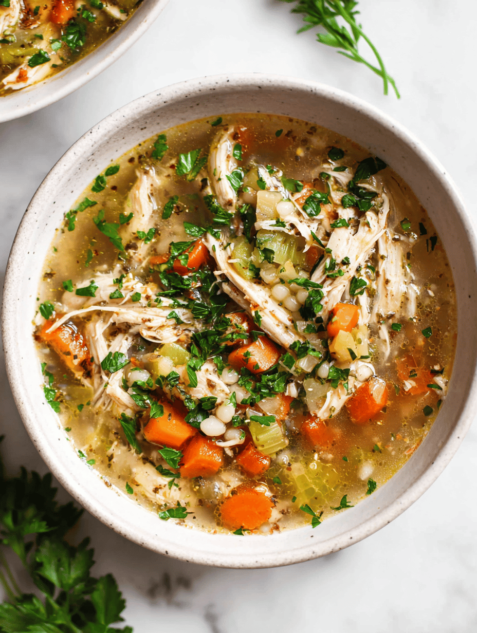 Italian chicken soup recipe