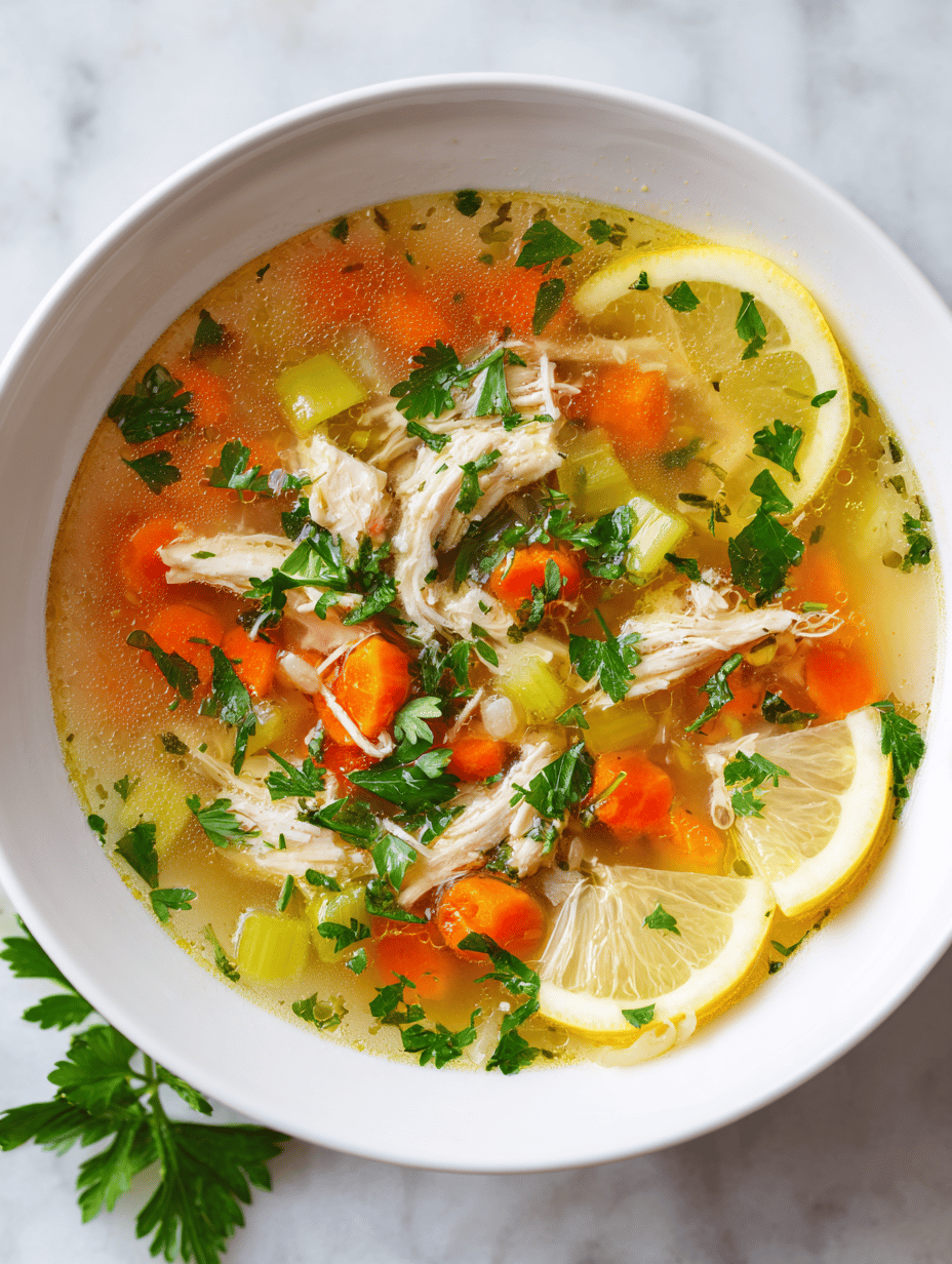 healing chicken soup recipe