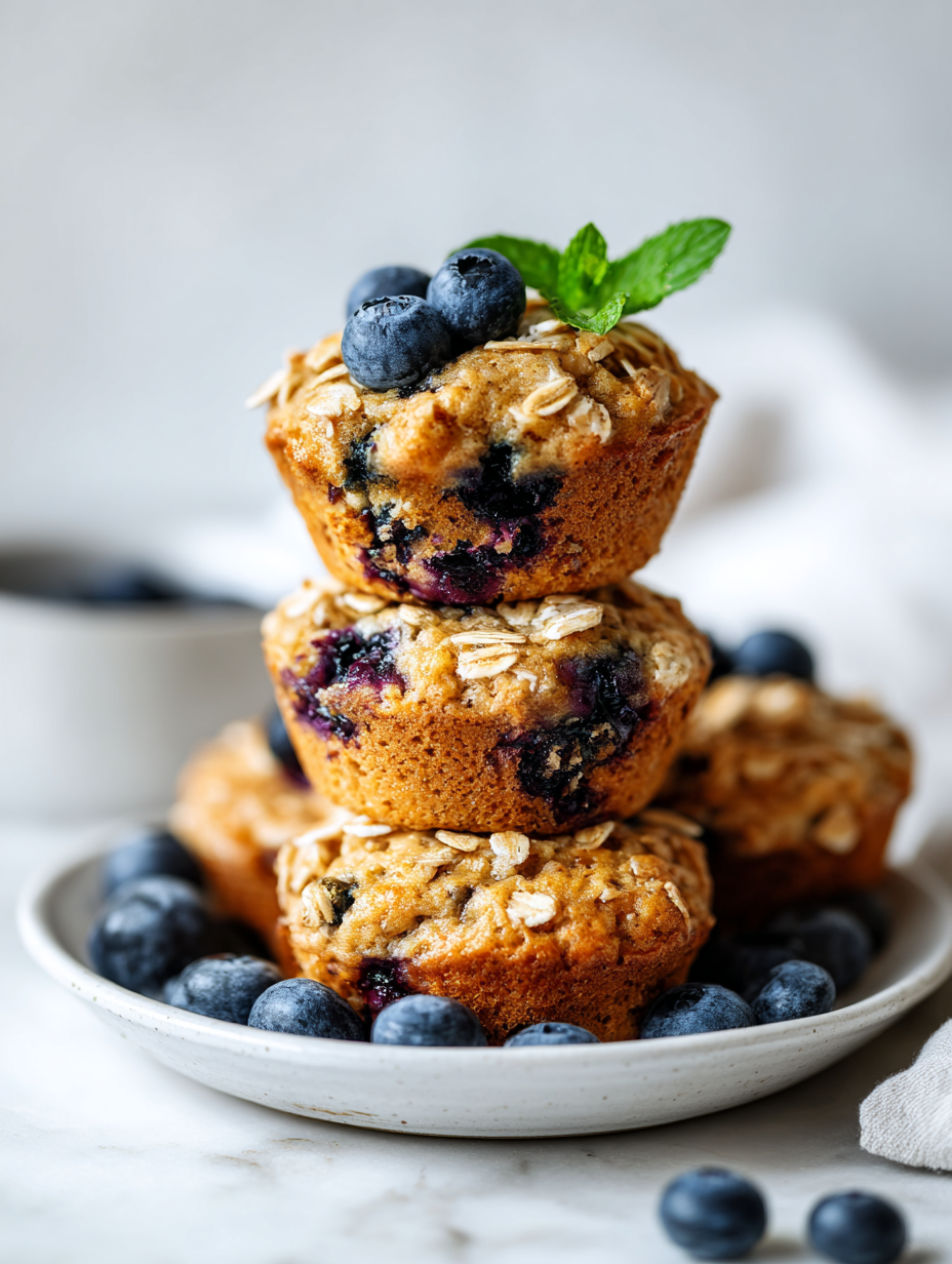 Blueberry Oat Muffins Recipe