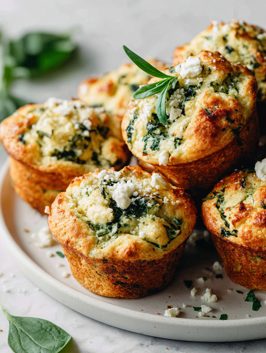 Spinach Feta Muffins Recipe
