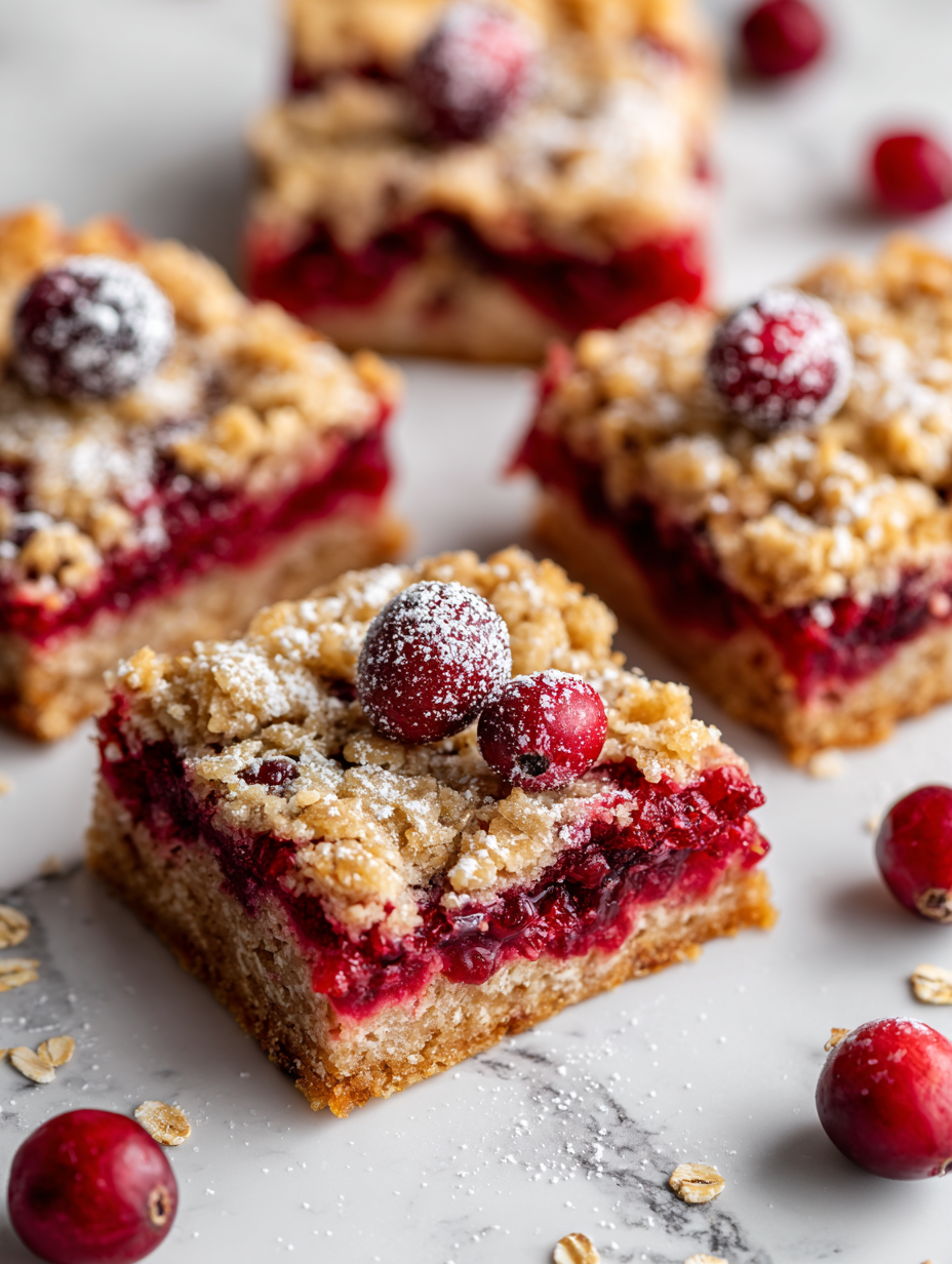 Cranberry Oat Bars Recipe