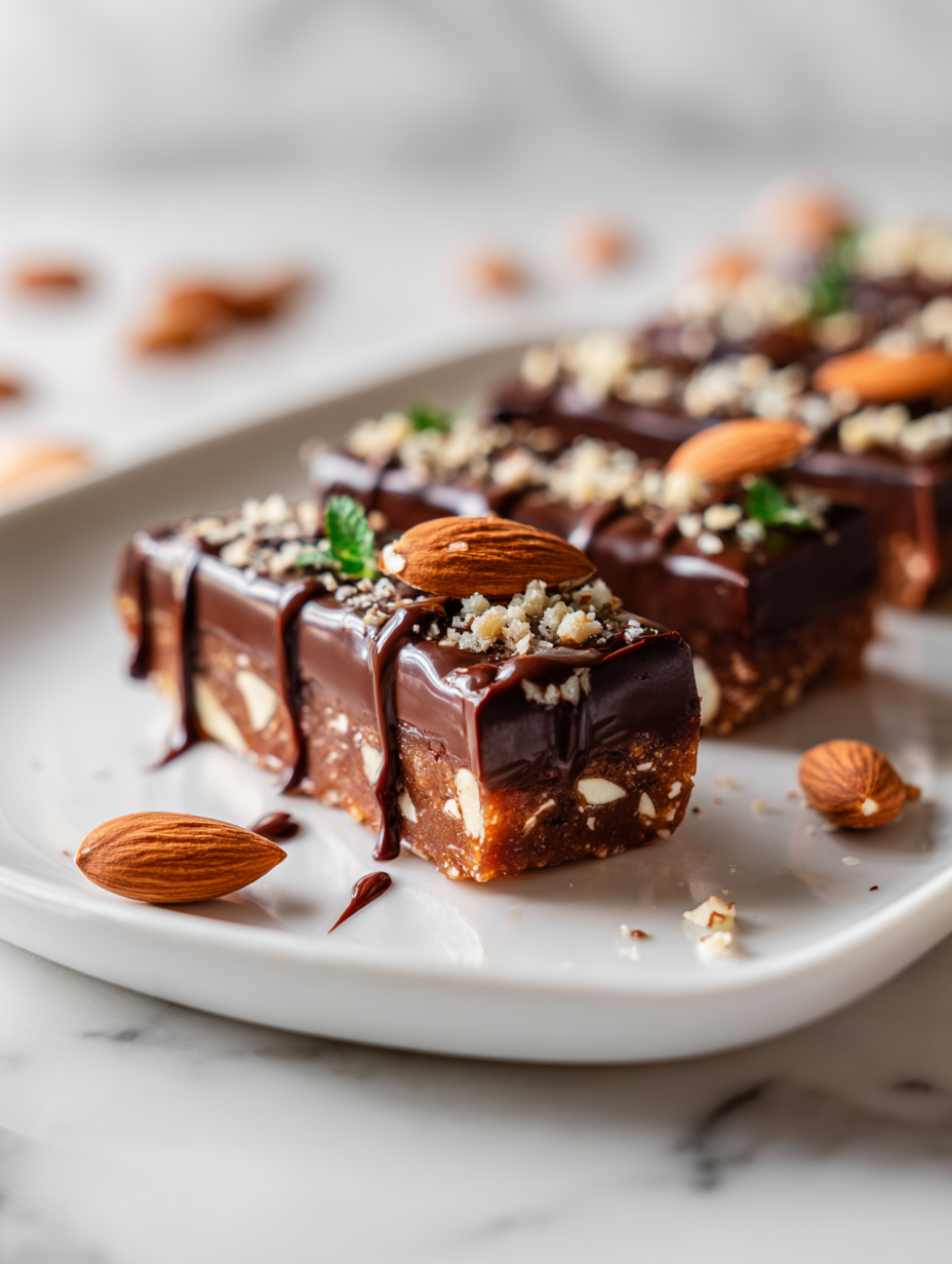 Chocolate Almond Bars Recipe